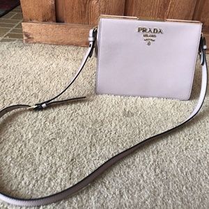 Prada Light Frame Saffiano leather bag